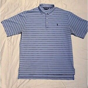 Polo Ralph Lauren Performance Polo Shirt Mens Extra Large Short Sleeve Striped